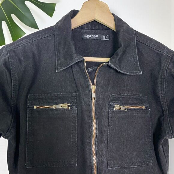 Nasty Gal Denim Boilersuit | Utility Jumpsuit - Picture 9 of 10